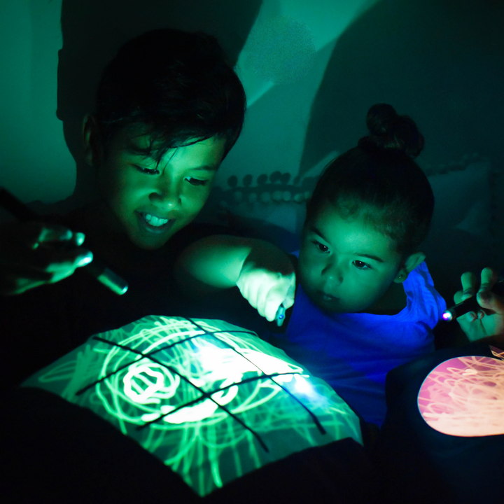 Glow Sketch Bedtime Pillowcase - Naughts & Crosses