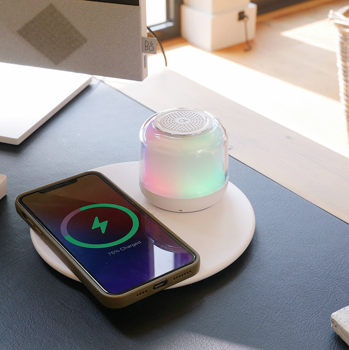 Wireless Charger & Bluetooth Speaker