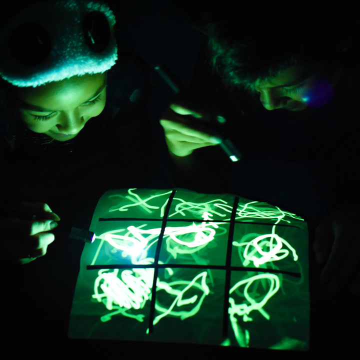 Glow Sketch Bedtime Pillowcase - Naughts & Crosses