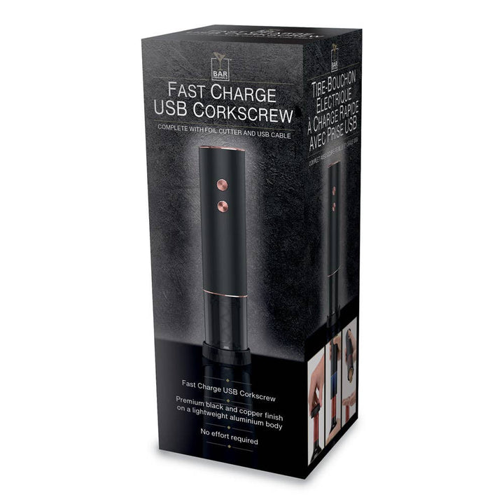 Bar Originale Fast Charge USB Electric Corkscrew