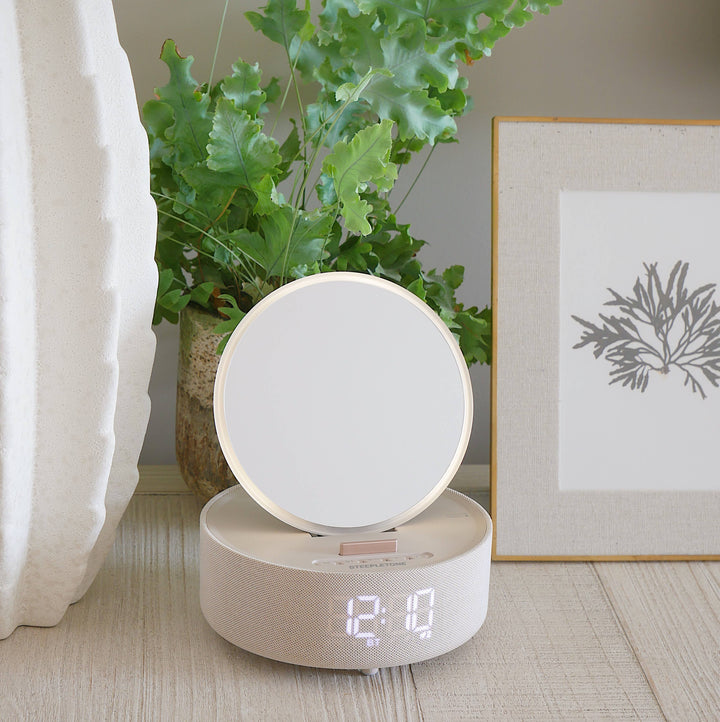 Mirror, Bluetooth Speaker, Clock & Wireless Charger