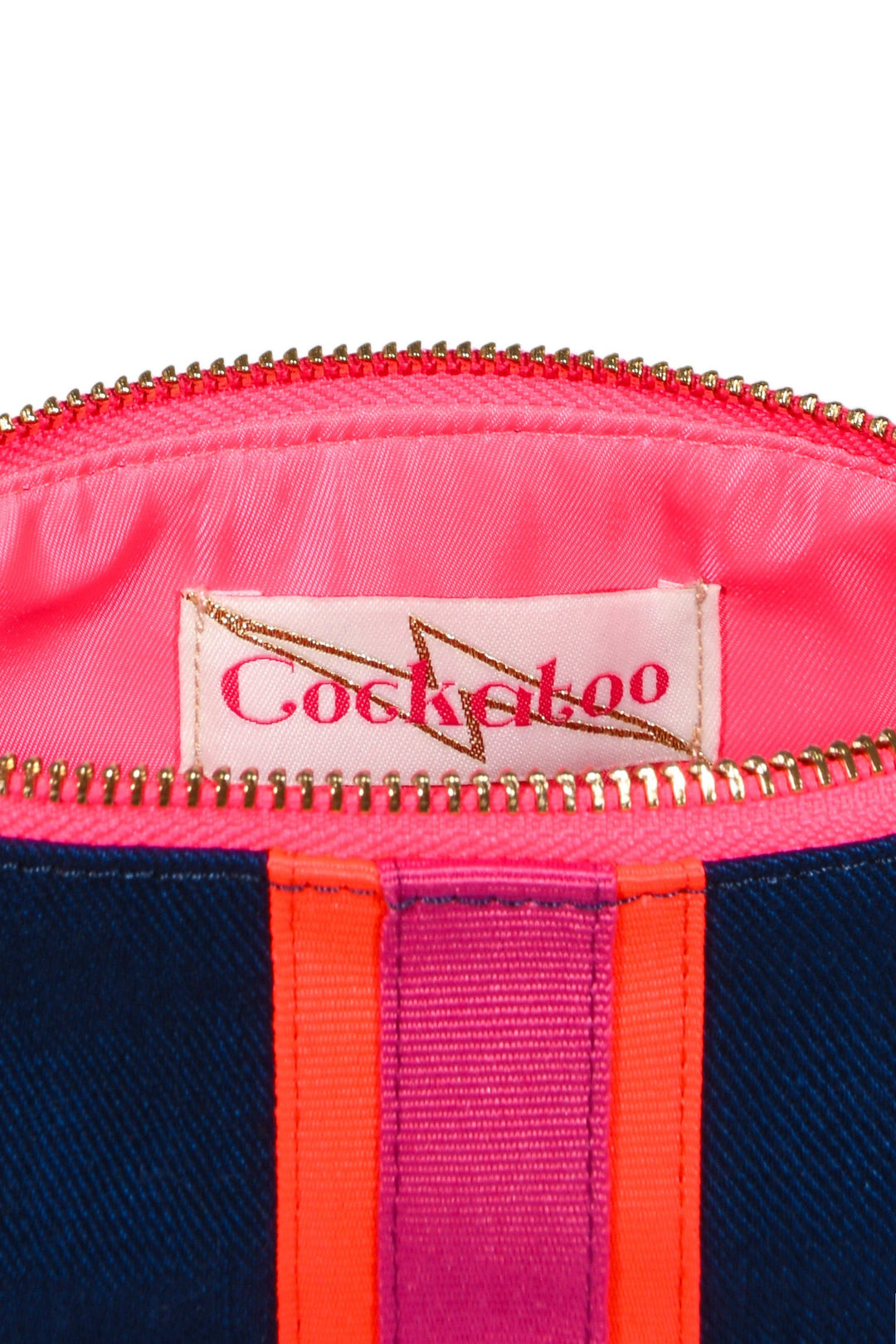 SMALL NAVY LUCKY STRIPE BAG