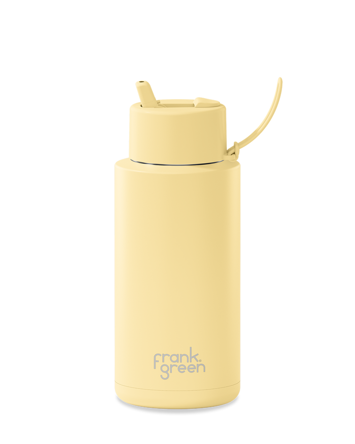 34oz/1L Reusable Bottle with Flip Straw Lid