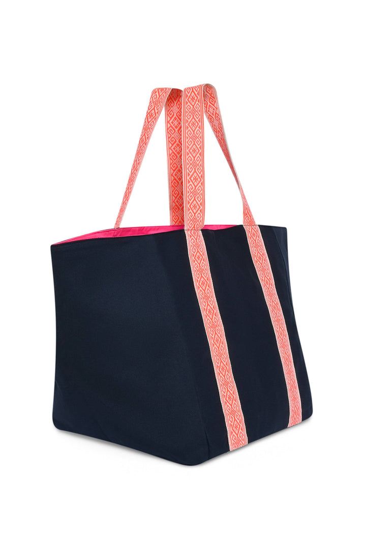 LARGE NAVY TOTE BAG