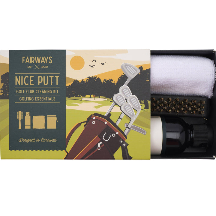 Fairways 'Nice Putt' Golf Club Cleaning Kit