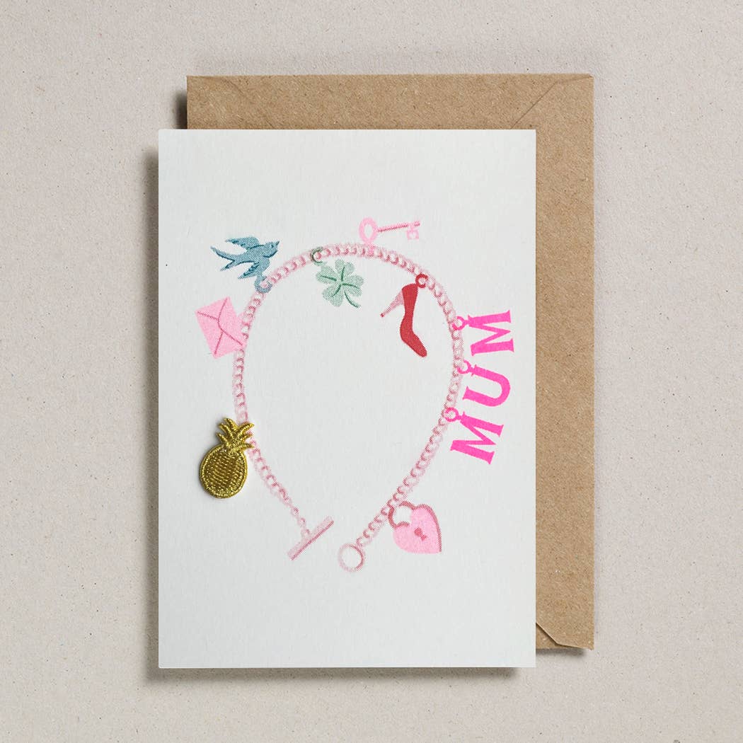 Mum Card - Charm Bracelet