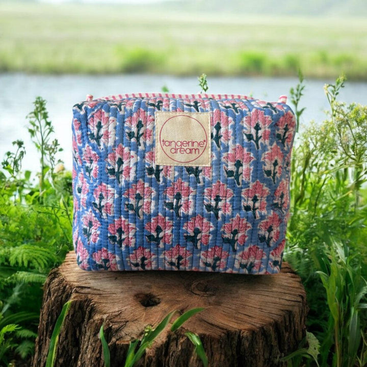 Hand Block Printed Cosmetic Bags