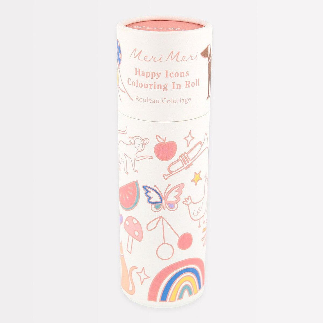 Colouring roll with illustrations