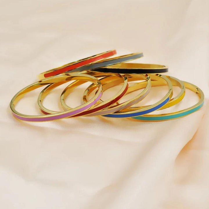 Enamel Bangle (Various Colours)