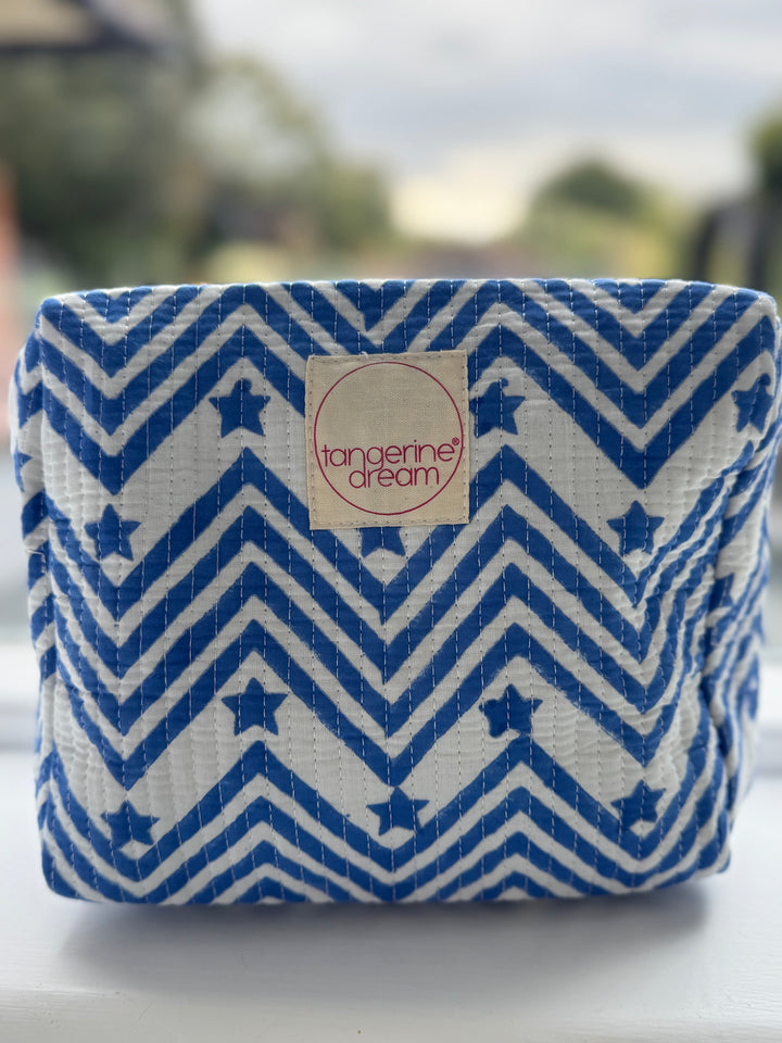 Hand Block Printed Cosmetic Bags