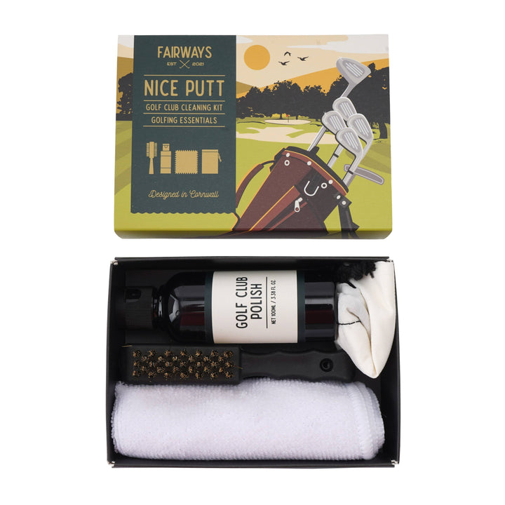 Fairways 'Nice Putt' Golf Club Cleaning Kit