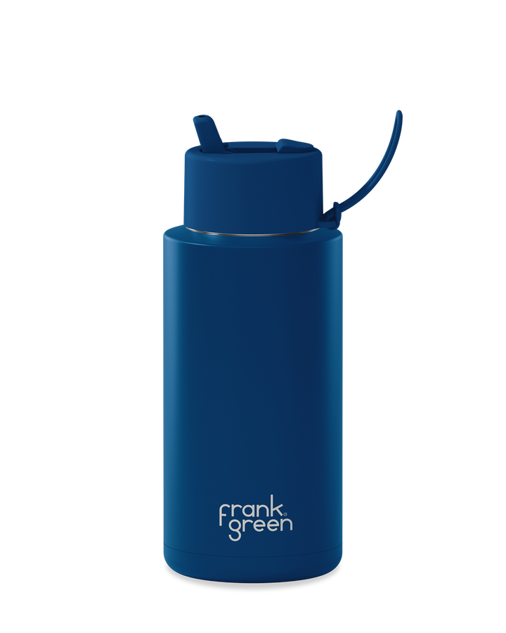 34oz/1L Reusable Bottle with Flip Straw Lid