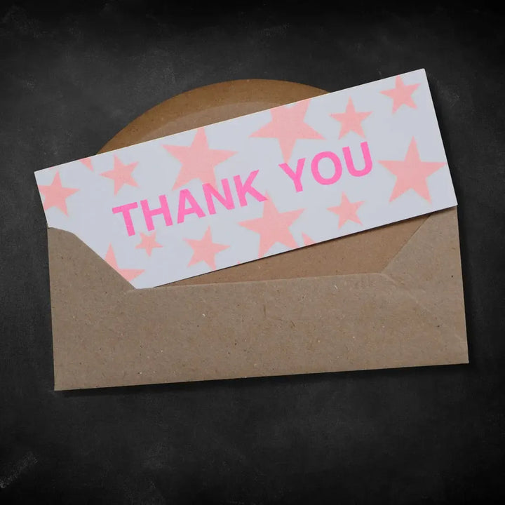 Skinny Notecard Pack Thank You