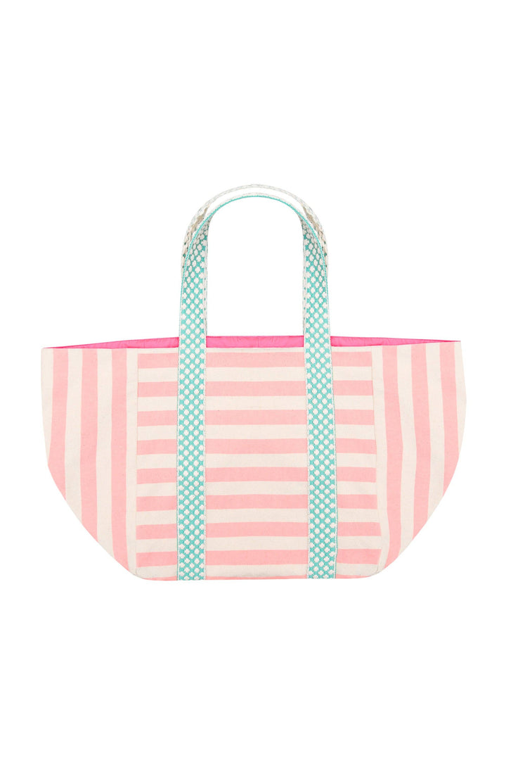 WIDE STRIPE BEACH BAG