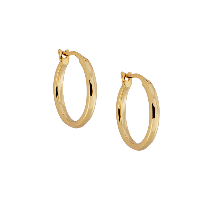 Gold Midi Hoops