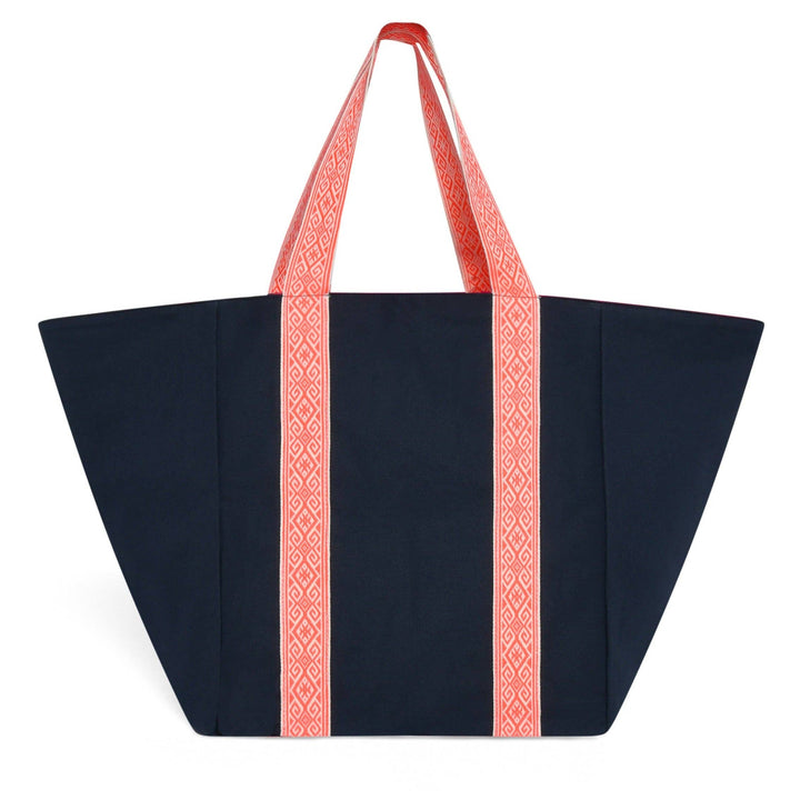 LARGE NAVY TOTE BAG