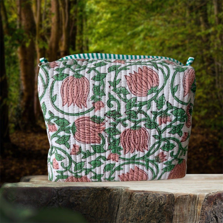 Hand Block Printed Cosmetic Bags
