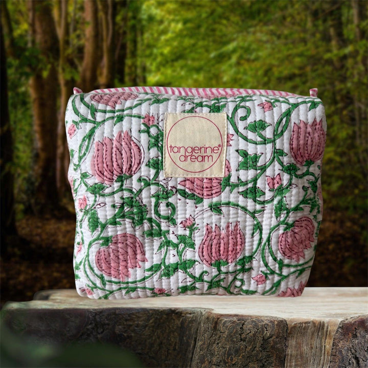 Hand Block Printed Cosmetic Bags