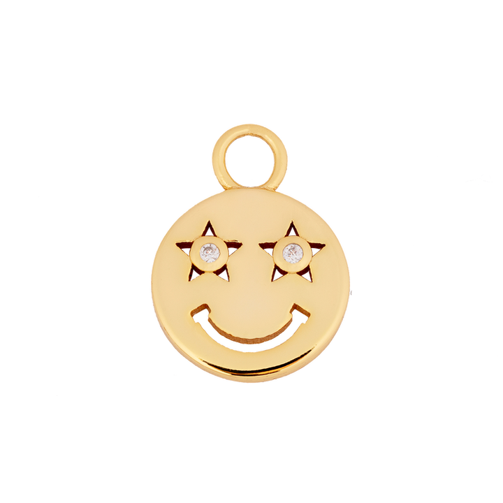 Gold Smile Hoops