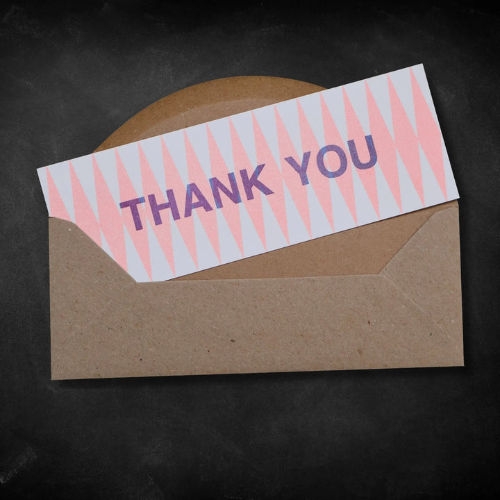 Skinny Notecard Pack Thank You