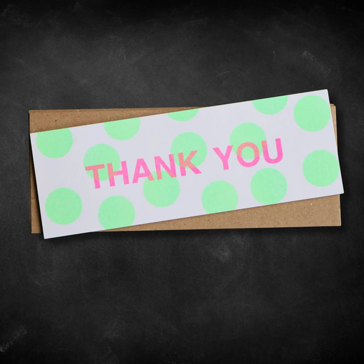 Skinny Notecard Pack Thank You