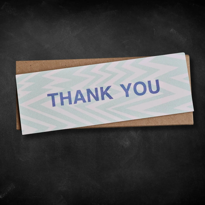 Skinny Notecard Pack Thank You