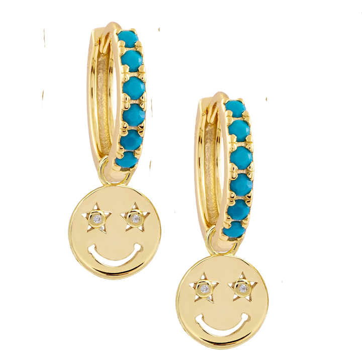 Gold Smile Hoops