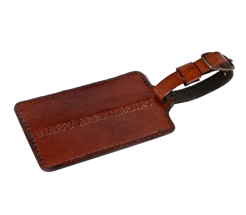 Leather Luggage Tag