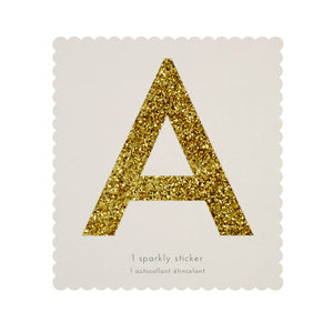 Large Glitter Letter/Number Stickers