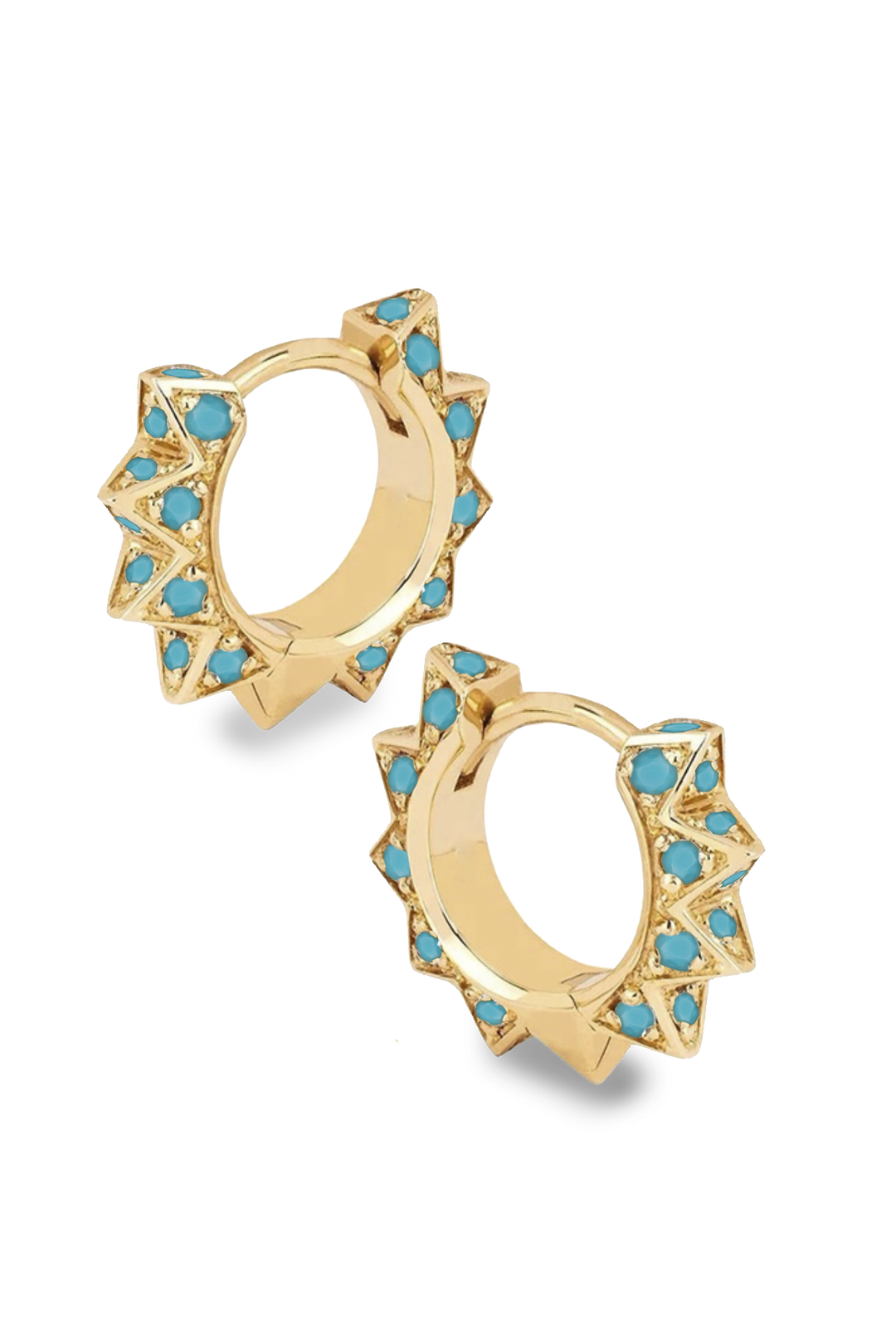 Turquoise Deco Huggies
