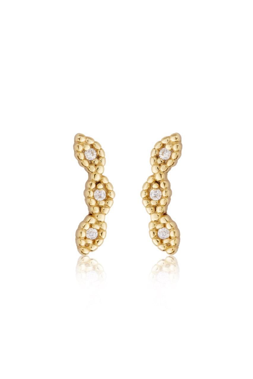 Seed Pod Stud Earrings