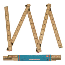 Load image into Gallery viewer, Wooden Folding Ruler ((100cm)