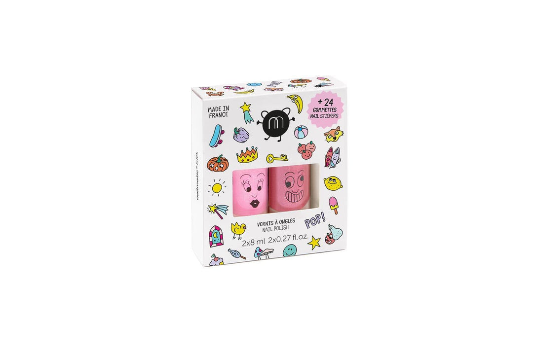 Nail Polish  with Stickers (Dolly & Kitty)
