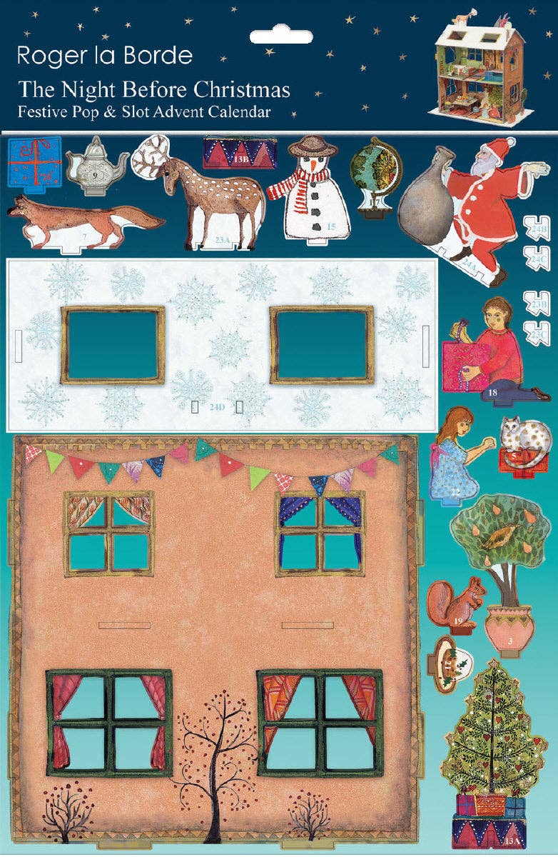 Large Pop & Slot Advent Calendar – Jane Ray
