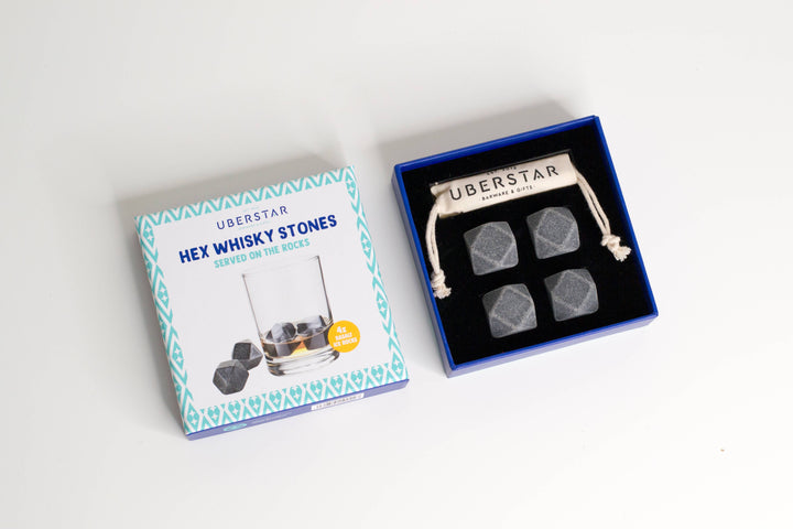 Hex Whisky Cooling Ice Stones