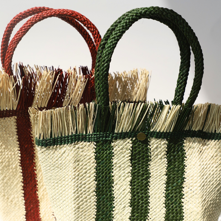 APALMA HANDMADE 3 STRIPES TOTE