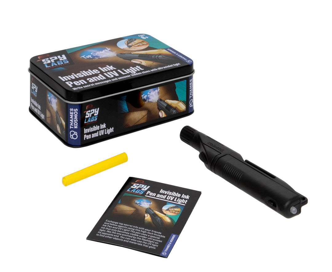 Spy Labs Invisible Ink Pen and UV Light - Detective Kit