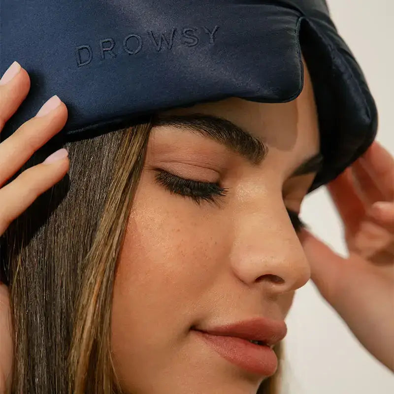 Midnight Blue Eyelash Protecting Sleep Mask