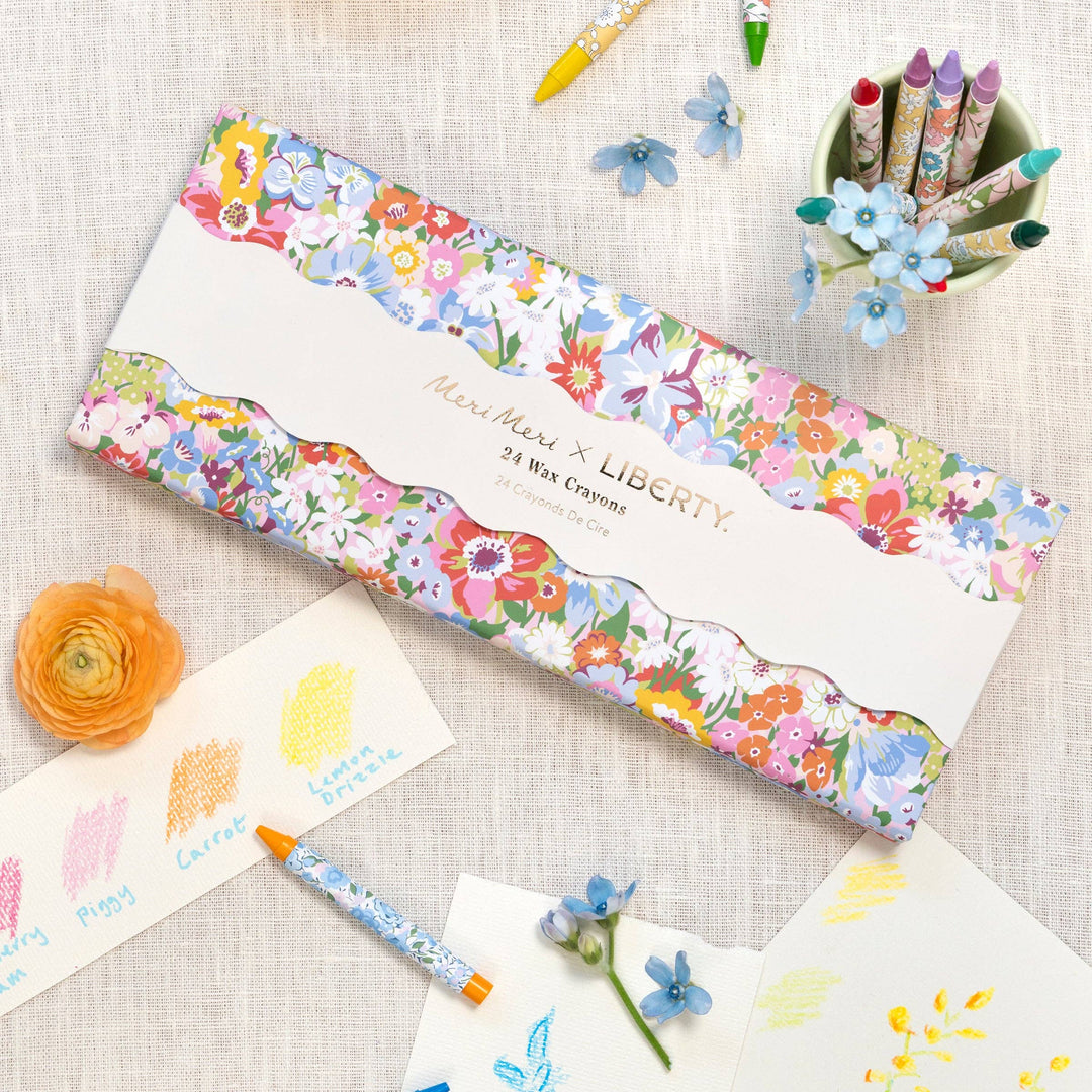 Meri Meri x Liberty Crayons