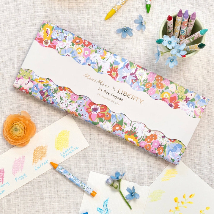 Meri Meri x Liberty Crayons