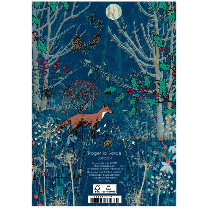 Winter's Tale Animals Advent Calendar Card - ACC 102