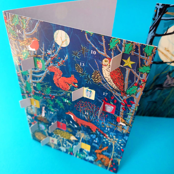 Winter's Tale Animals Advent Calendar Card - ACC 102