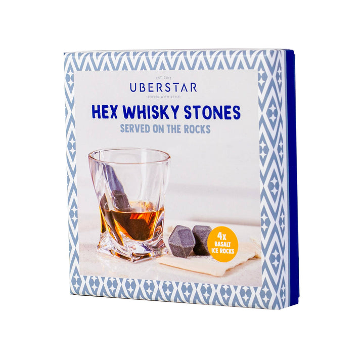 Hex Whisky Cooling Ice Stones