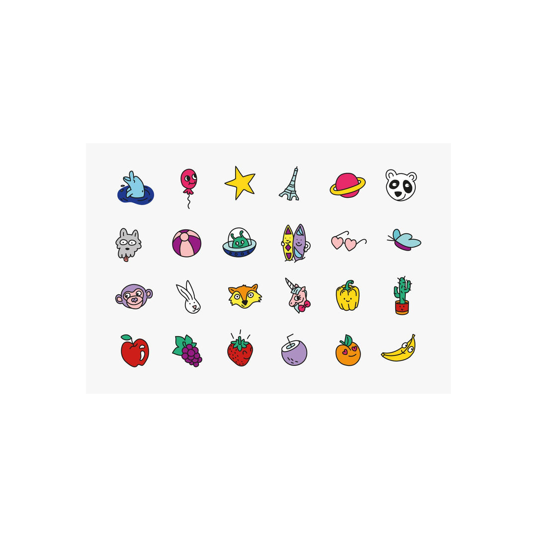 Nail Polish  with Stickers (Dolly & Kitty)