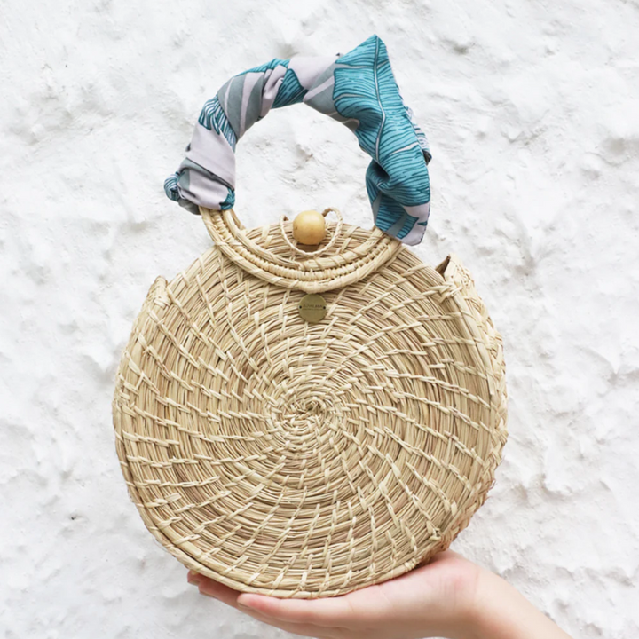 APALMA HANDMADE COCO STRAW BAG