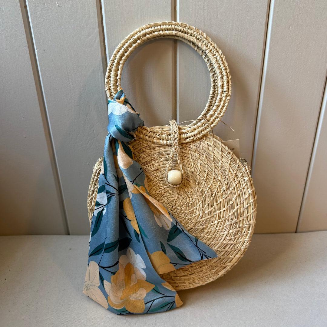 APALMA HANDMADE COCO STRAW BAG