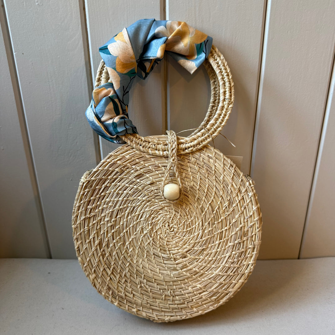 APALMA HANDMADE COCO STRAW BAG