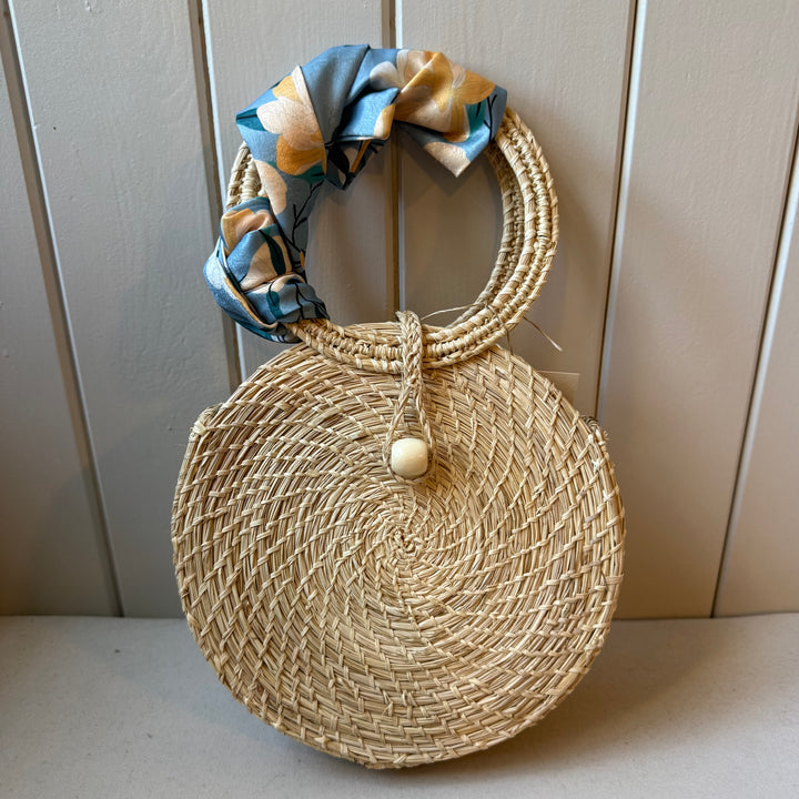 APALMA HANDMADE COCO STRAW BAG