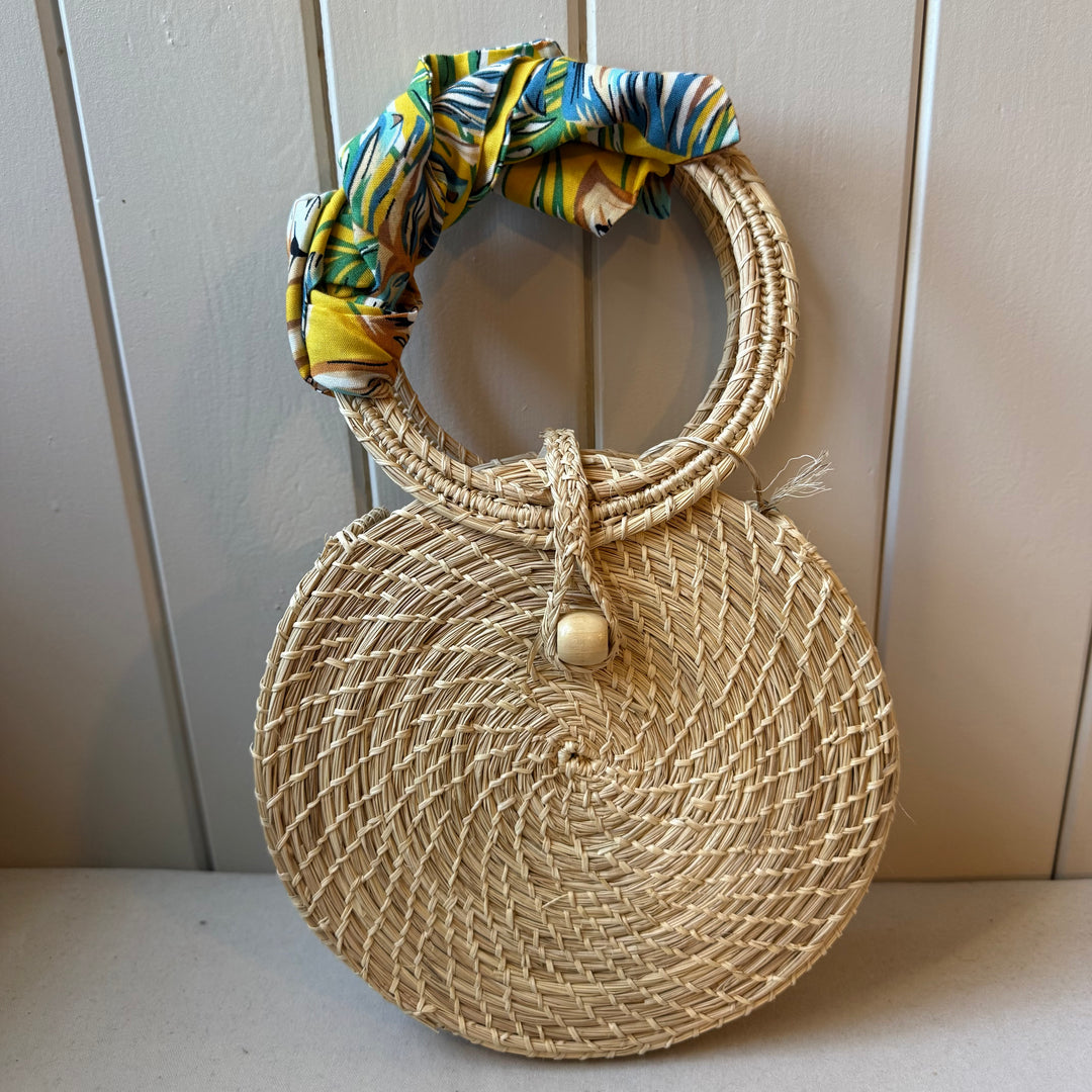 APALMA HANDMADE COCO STRAW BAG