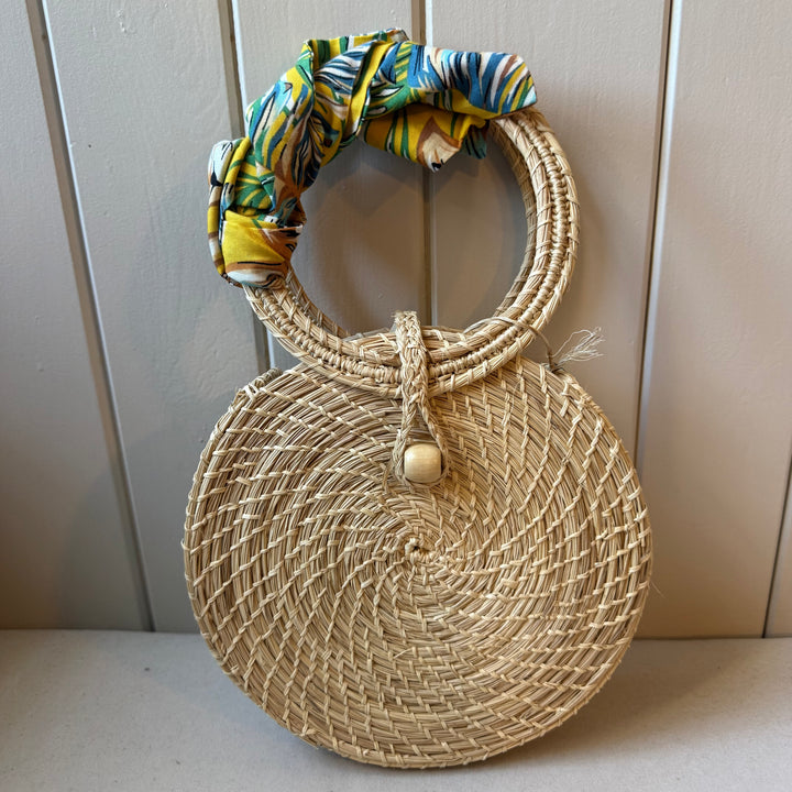 APALMA HANDMADE COCO STRAW BAG